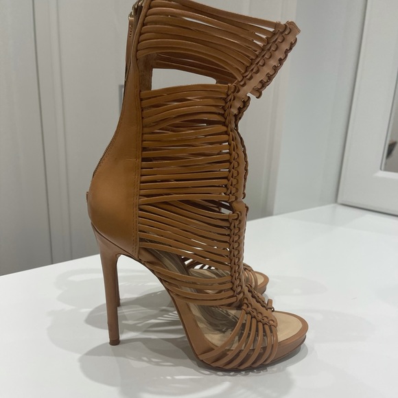 Vince Camuto Barbara Gladiator Heeled Sandals with Zipper - Picture 2 of 6